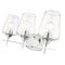 Z-Lite Joliet 3 Light Vanity, Chrome & Clear 473-3V-CH - alternate 6